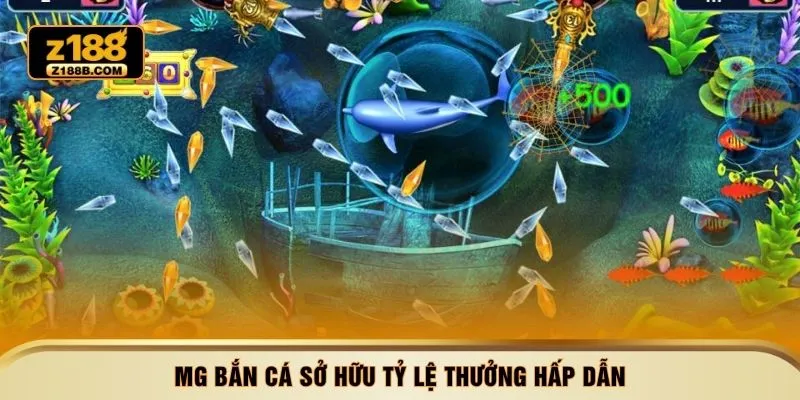MG bắn cá sở hữu tỷ lệ thưởng hấp dẫn