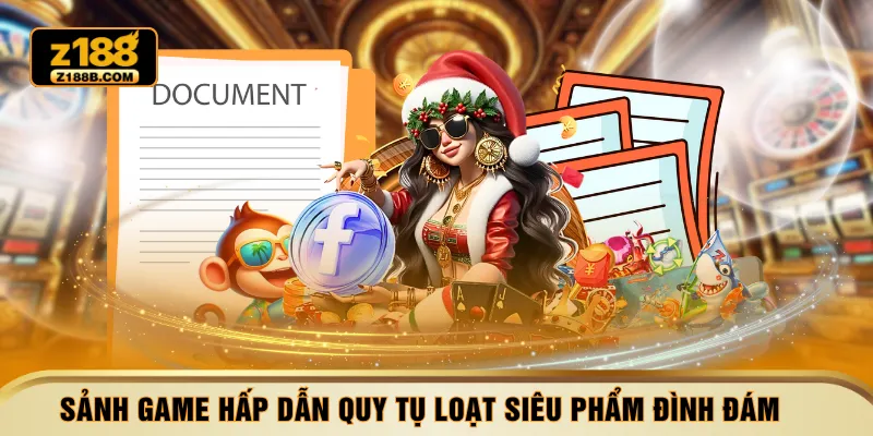 Sảnh game hấp dẫn quy tụ loạt siêu phẩm đình đám
