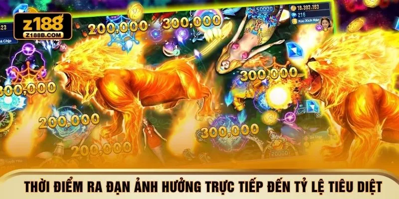Thời điểm ra đạn ảnh hưởng trực tiếp đến tỷ lệ tiêu diệt